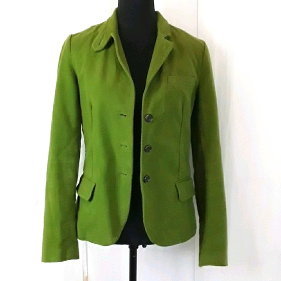 J.crew blazer sz S green jacket - Picture 2 of 7